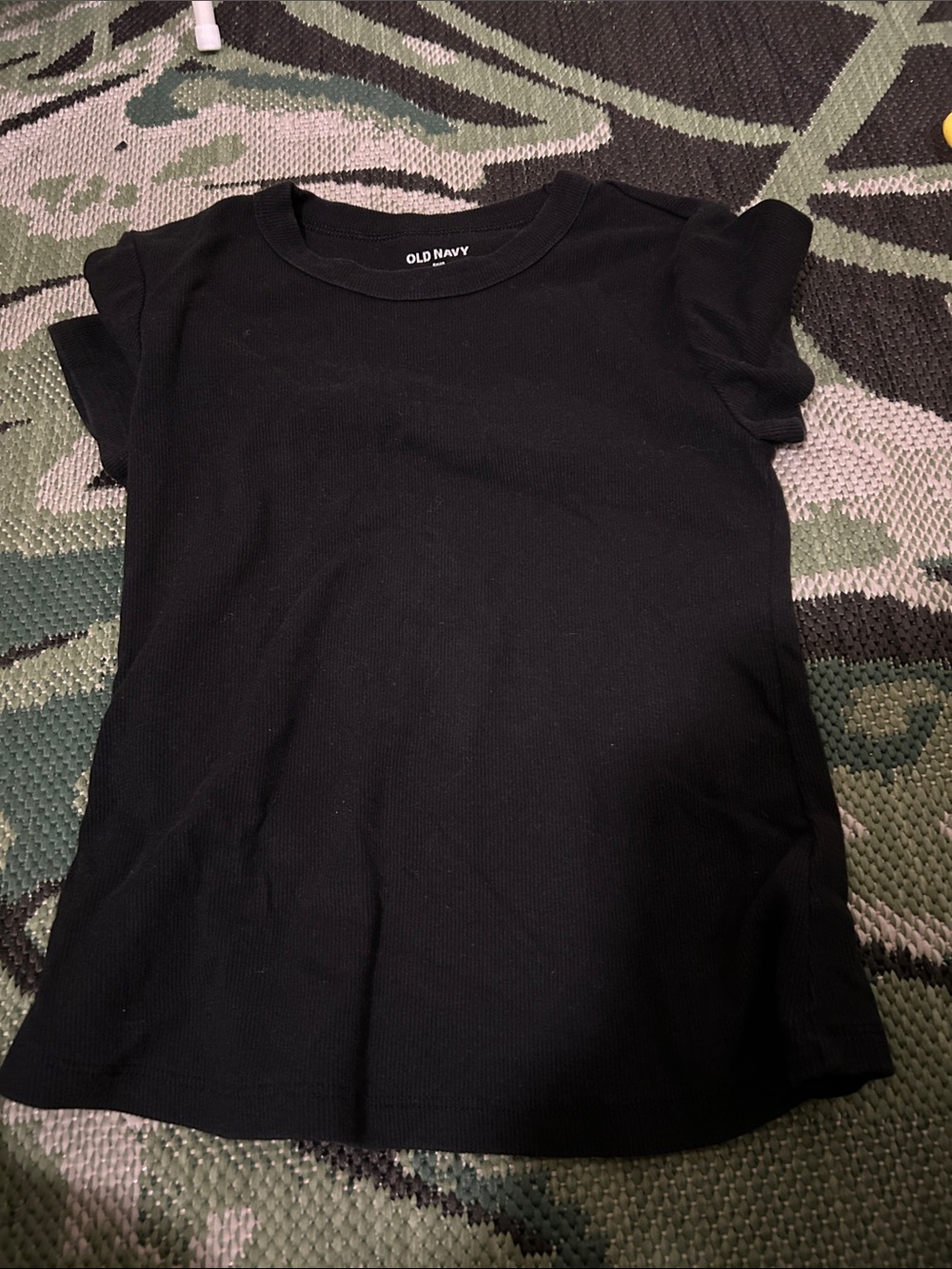 Old Navy Black Short Sleeve Kids Tee